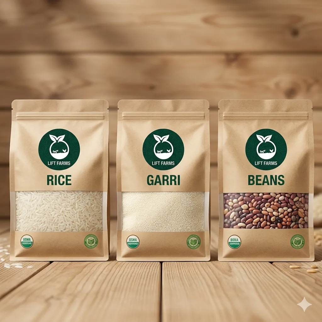 packaged garri